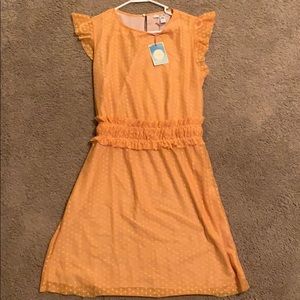 Mustard yellow dress